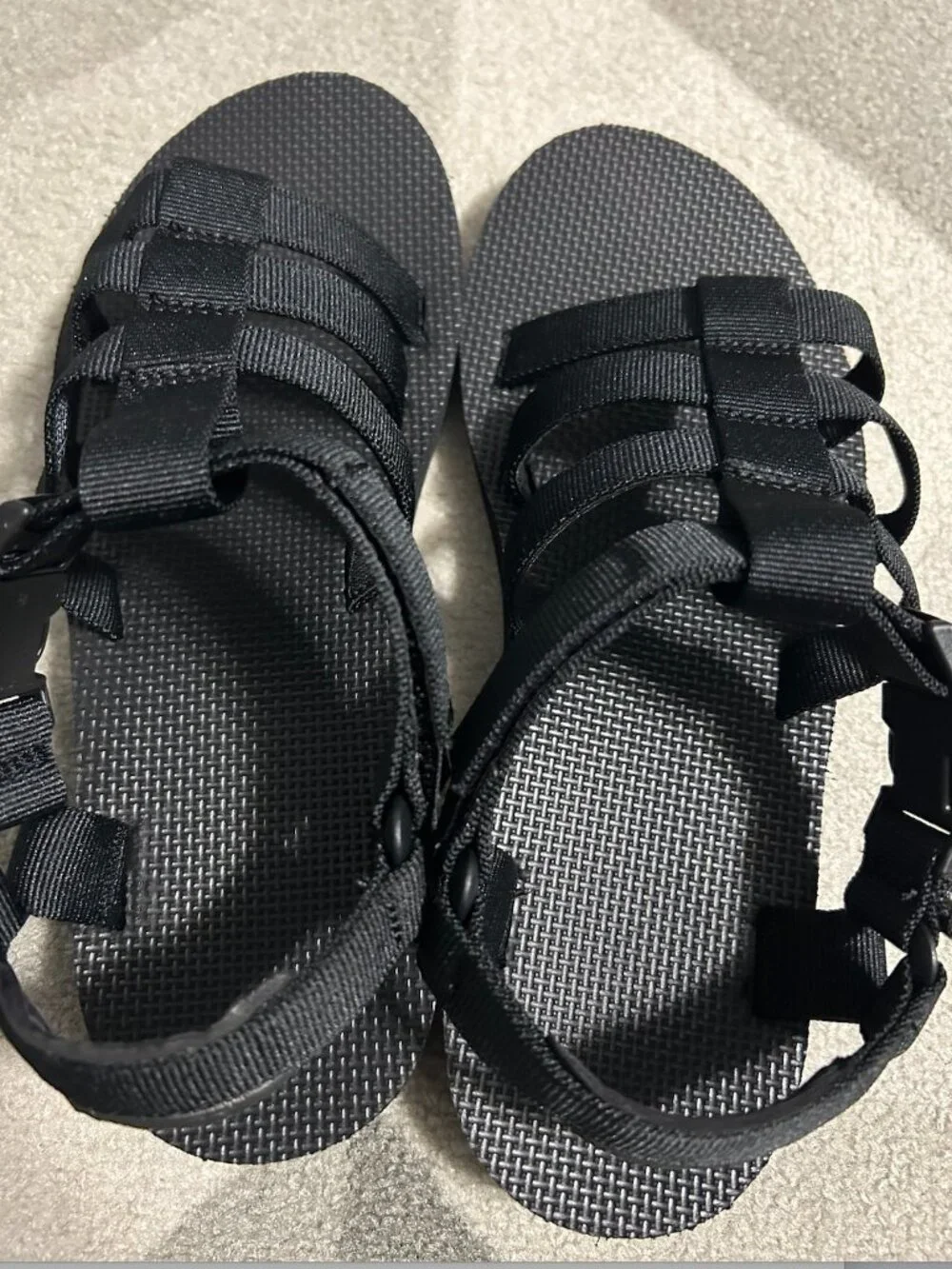 Teva Original Dorado Black Buckle Closure Sandals Outdoor Women's Size 10